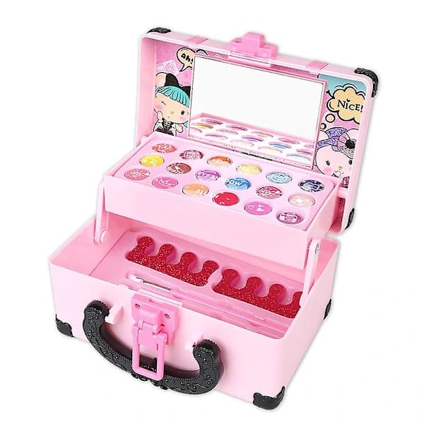 1 sæt børne makeup sæt til piger sikre kosmetiske legetøj sæt kosmetik spil legetøj 1 stk