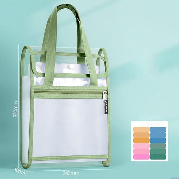 Dokumentopbevaringspose Transparent filpose FARVE 3 FARVE