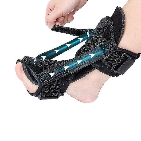2 st Plantar Fasciit Nattskena Fotdrop Ortos Stabilisator Stöd