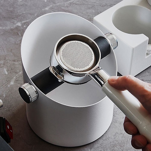 Knock Box for Kaffe med Avtakbar Knock Bar Espressobeholder Kjøkken Kontor Espressomaskin Tilbehør