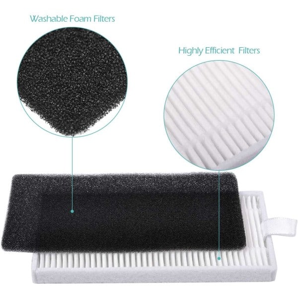 Reservedeler Kit for Ecovacs Deebot N79S N79 Robot Støvsuger