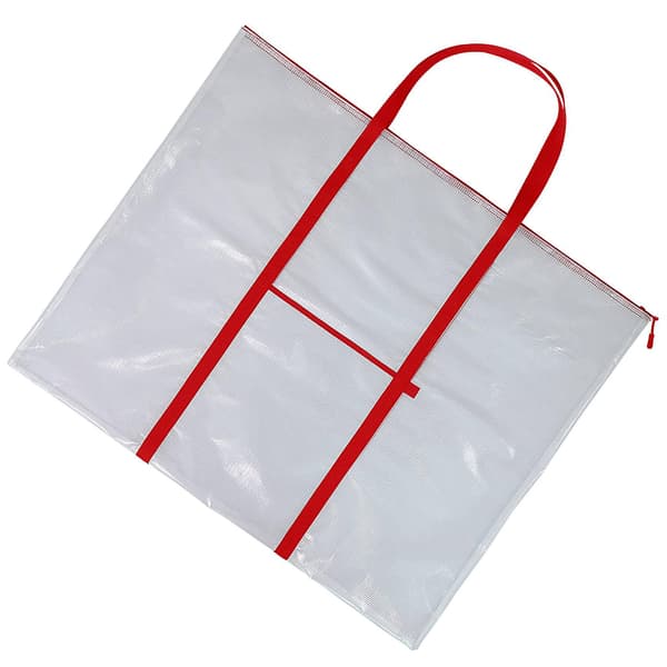PVC Mesh Opbevaringspose, Maleri Arbejdspose, Med Lynlås Og Håndtag