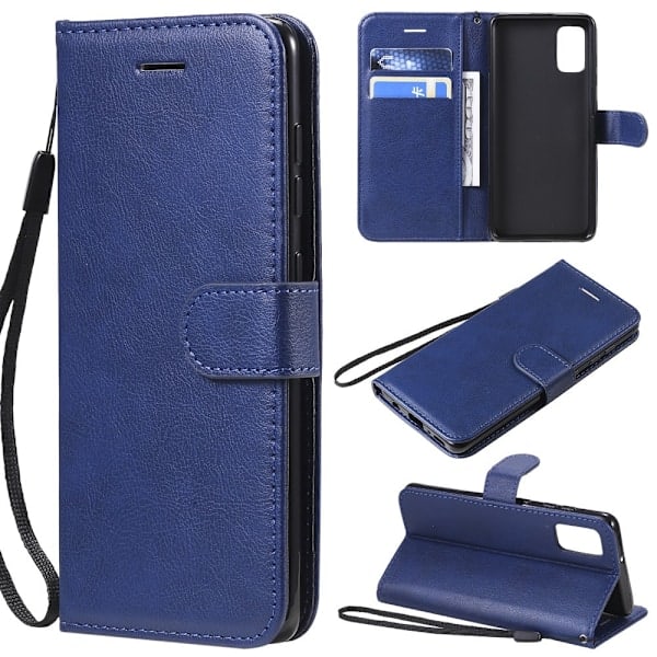 Samsung Galaxy A41 - Pung Etui - Blå Blue Blå