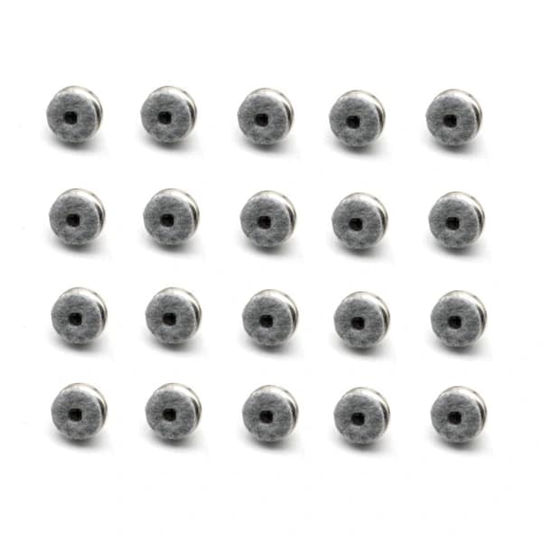 {PL}20x Möbelfiltskydd, Tunga Skruvbara Glidare, Golvskydd, Minskar Buller 20mm