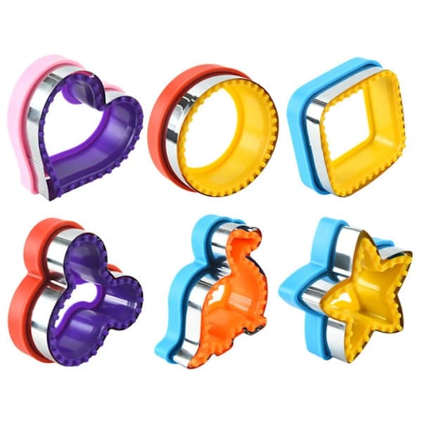{PL}10 stk. DIY sandwich- og kageforme til børn