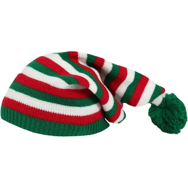Söt Beaniehatt, Vintermössa - Varm, Stretchig Julhatt - Festliga Mössor, Unisex Jultomtemössa för Julafton, Sammankomster, Vardagsbruk