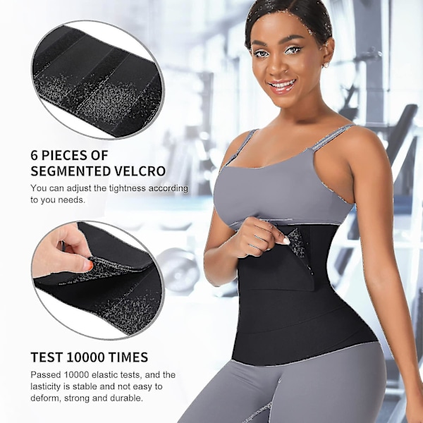 Midjetränare för Kvinnor Midjeformare Wraps för Mage med Loop Snatch Bandage Wrap Plus Size Magbandage-