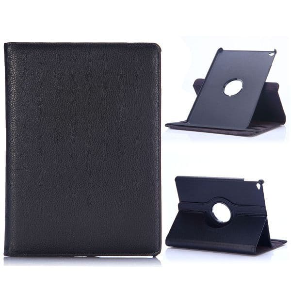 Leather case with stand black, iPad Air 2 black