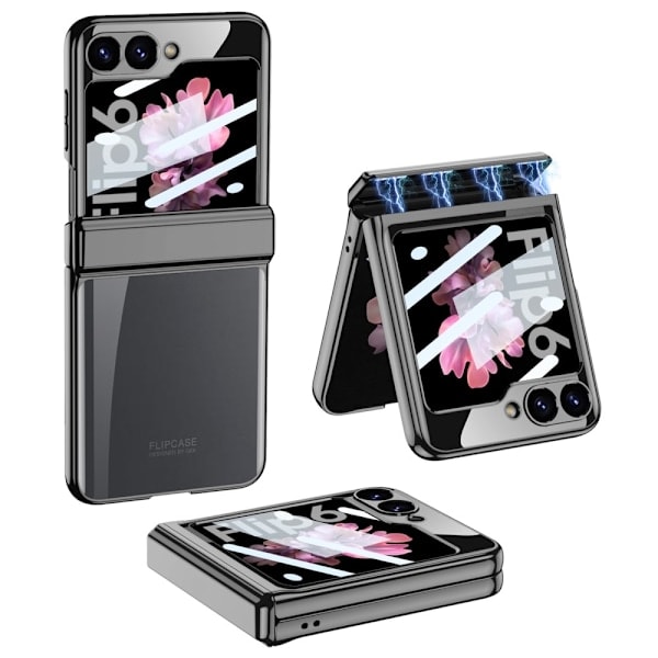 GKK Galaxy Z Flip 6 Cover Tonet Sort