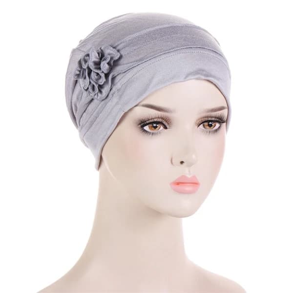 Turban Huer Dame Hijab GRÅ grå