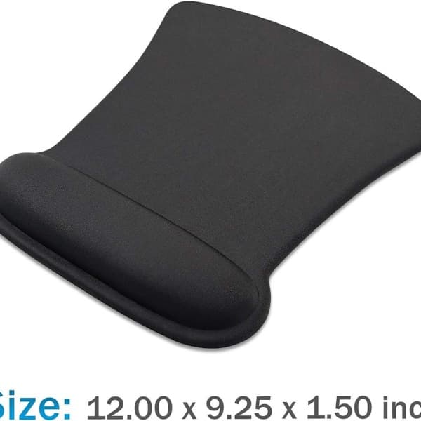 Stor musematte med gelpute for spill - håndleddsstøtte - musematte - KLB