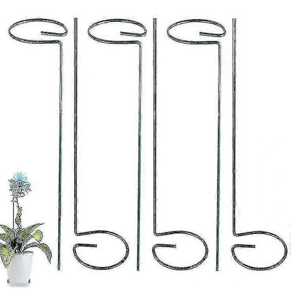 6-pack Växtstöd för Blommor, Metall Enkelstam Växtstöd【PL】