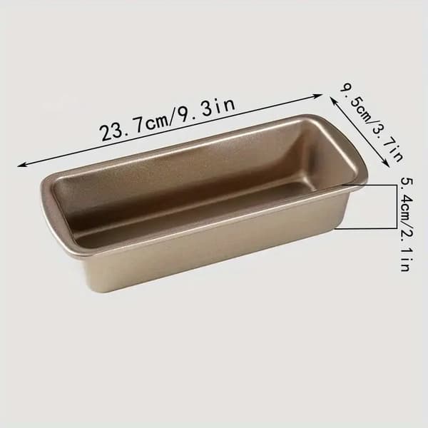[PLEE] 1 stk., Nonstick-brødform, brødform til brødbagning, bageforme til brød, toastform, rektangulær bageplade til ovnbagning af kager M