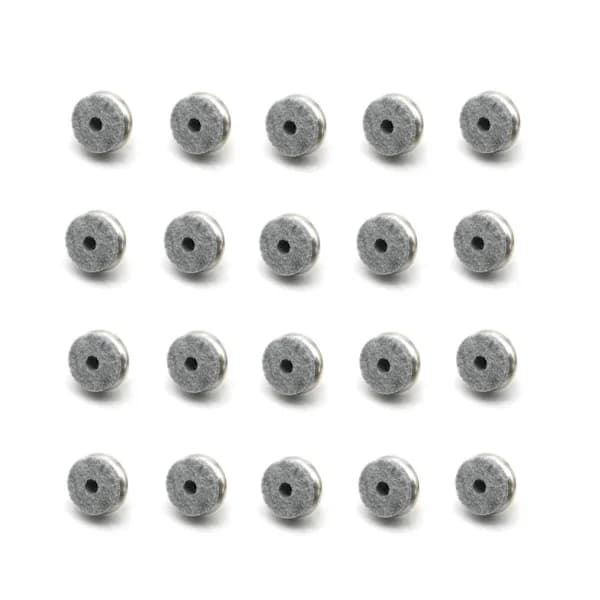 {PL}20x Möbelfiltskydd, Tunga Skruvbara Glidare, Golvskydd, Minskar Buller 20mm