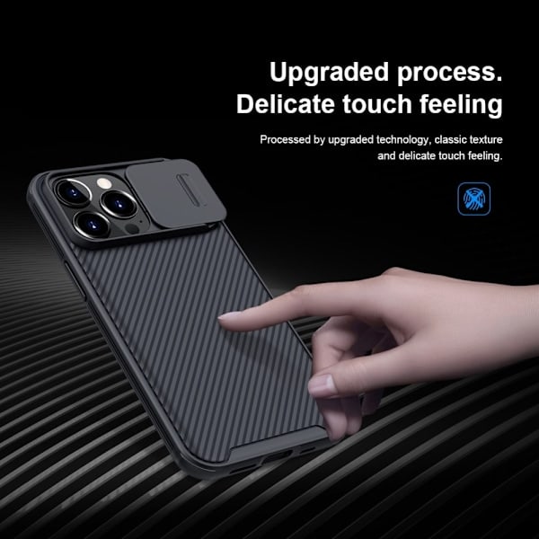 iPhone 13 Pro - NILLKIN CamShield Pro Mobilskall - Svart