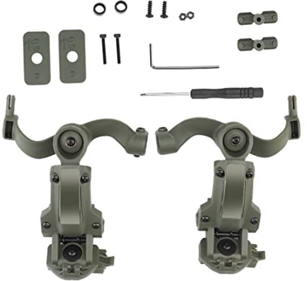 Hjelmskinneadapter til taktisk headset - Multi-vinkel rotation