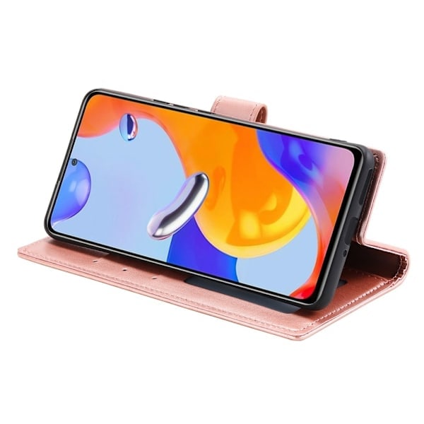 Xiaomi Redmi Note 11 Pro 5G Kotelo Mandala Nahka Ruusukulta