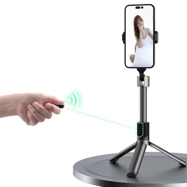 {PL}TS-Dudao Selfiestick jalustalla - Valkoinen