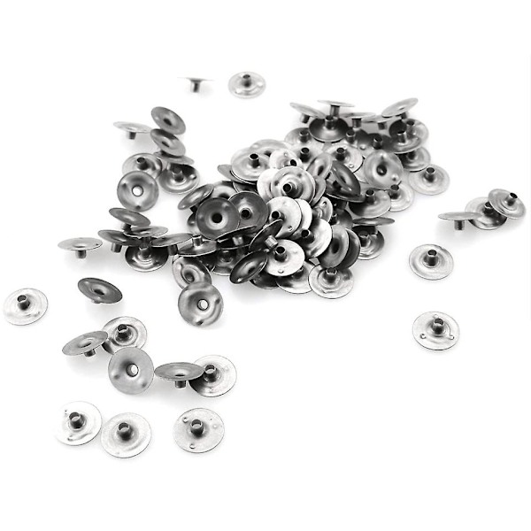 200 kpl / 12,5 mm kynttiläsydänpohjia, kynttiläsydänliuskoja metallia, kynttiläsydämen pidikeliuskoja kynttilöiden tee-se-itse-valmistukseen
