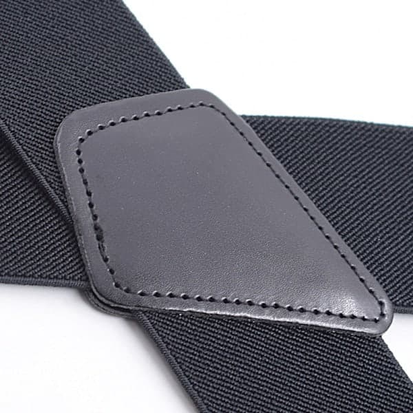 Herrhängslen 5 cm Rygg Starka Biker Snowboard Byxor Elastiska 4 Spännen Marinblå