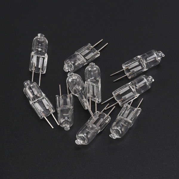 10 X G4 Halogen Lys Lampe Belysning 10w Varm Hvid