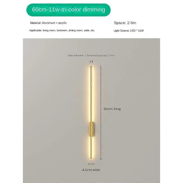 [PL】LED Vegglamper for Stue