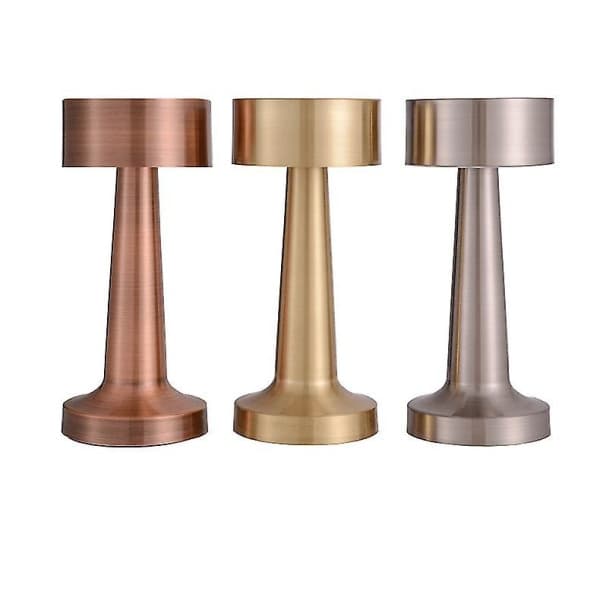 Berøringssensor Bar Oppladbare bordlamper (gull) (bronse) Bronse C【pl】