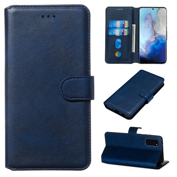 Samsung Galaxy S20 - Plånboksfodral - Mörkblå