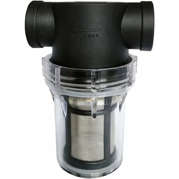 Rørledningsfilter 4\" til vandpumpe med 80 mesh rustfrit stålfilter