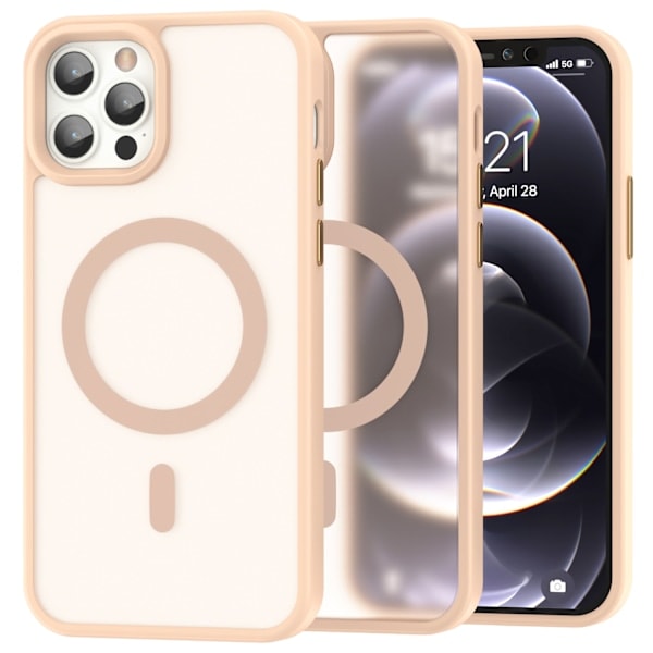ColorPop iPhone 12 Pro Max Kuori CH MagSafe Matt Vaaleanpunainen