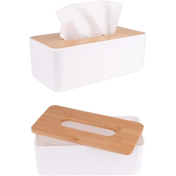 Papirholder, Kleenexboks, Papirholder for bad, Bambusboks