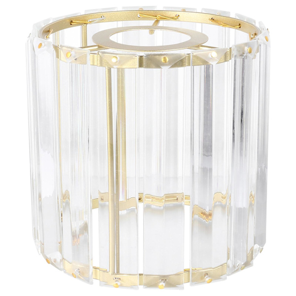 Kristalllampa Skärm Unik Ljusskydd Taklampa Skydd Järnkonst Lampskärm