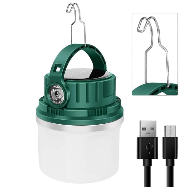 Mini Solarlampe - 5500mAh Nødlys for Strømbrudd