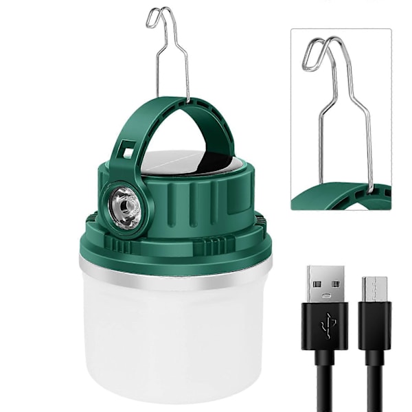 Mini solcellelampe - 5500mAh nødbelysning til strømafbrydelser