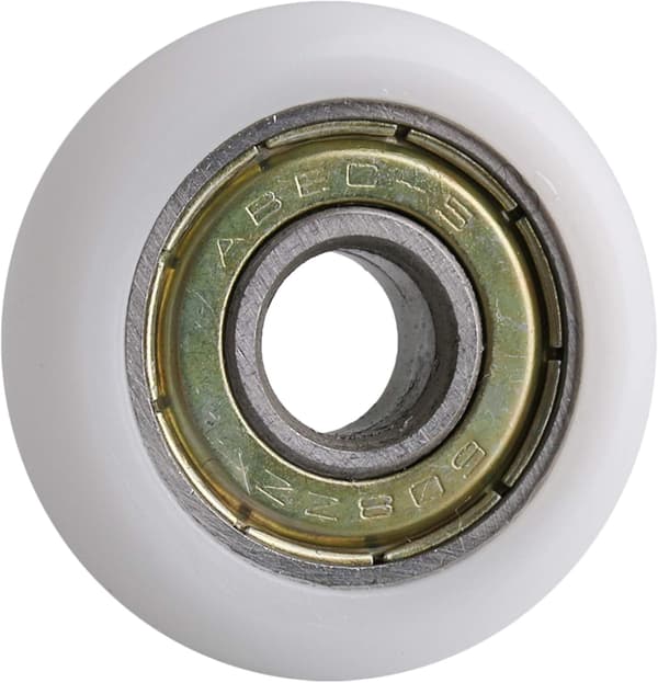 8x30x8,5mm Vit Plastlager Stålkula Guide Rulle