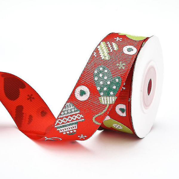 Julklappsband - Vackra Julklappspyntband för DIY