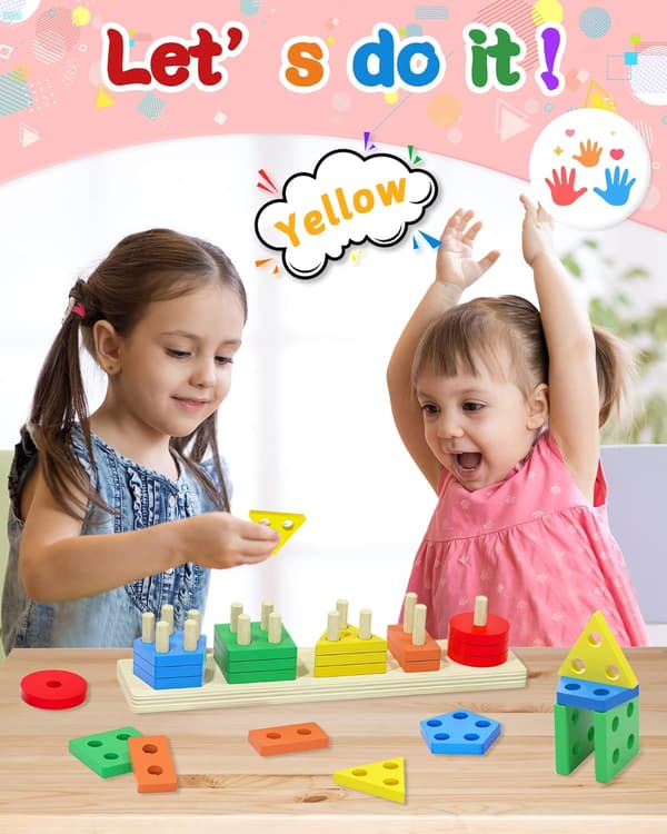 Leker Passer for 1 - 2 - 3 år gamle gutter og jenter, Tre Sor