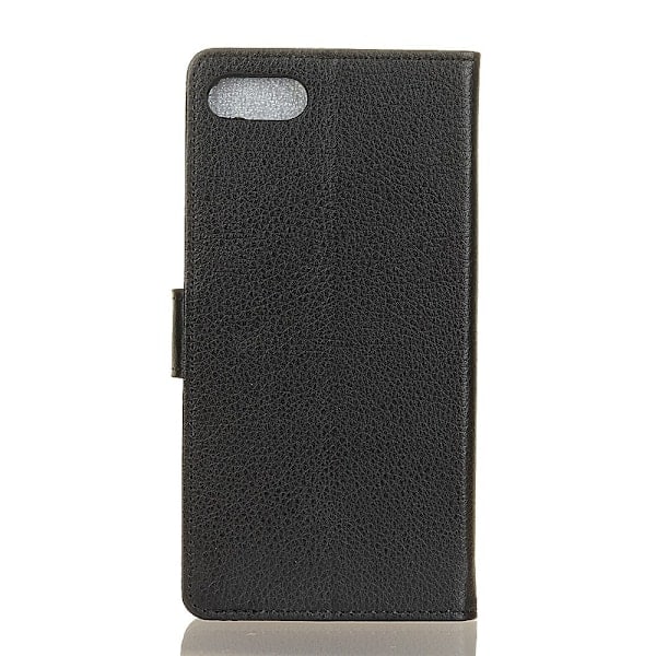iPhone 7/8/SE (2020/2022) - Litchi Pung Etui - Sort Sort