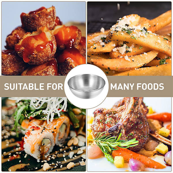 4 stk. Krydderiplatter i japansk stil, appetitplatter, saucefade, krydderiholdere