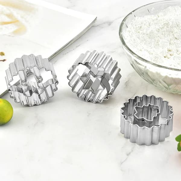 Julkageforme 9 stk, Mini Julkageforme, S