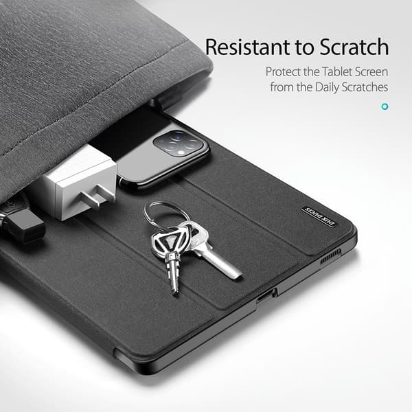 Samsung Galaxy Tab S6 Lite - DUX DUCIS Domo Tri-Fold - Musta