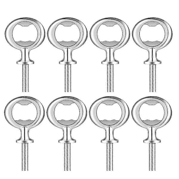 {PL}8-pack Pullonavaajasarja Metallinen Pullonavaaja DIY Käsityöt Olutpullonavaaja Tyhjä Pullonavaaja