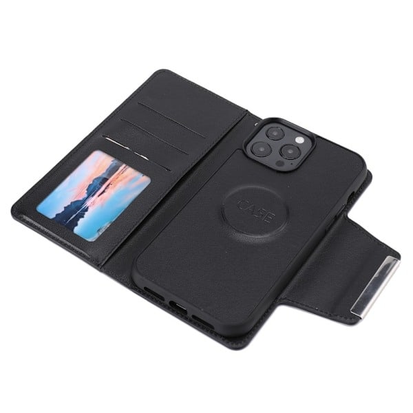 iPhone 13 Pro Max - 2i1 Magnet Etui / Skal - Sort