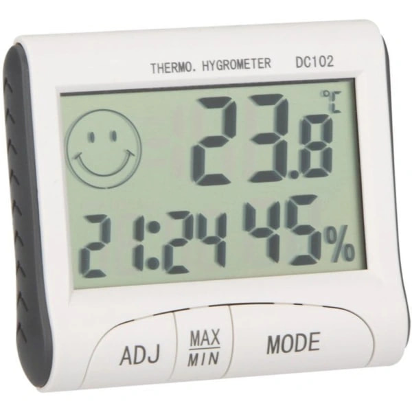 CD-rumstemperaturmåler Mini LCD Digital Rumtemperaturmåler Hygrometer