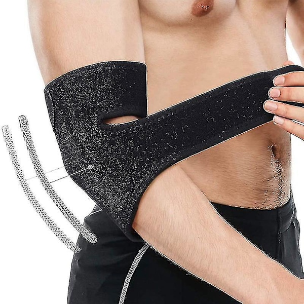 Armbågsbandage för Cubitaltunnelssyndrom Justerbar Armbågsstag Arm Ulnar Nerv Hög Kvalitet