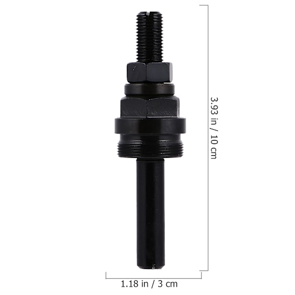 5C Justerbart Gjenget Collet Stopp Sett Passer for Dreiebenk Chuck Mill og CNC (Svart)