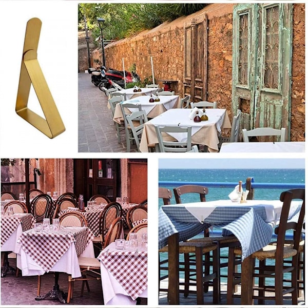 Dugklips 8 stk. Justerbare dugklips Rustfrit stål Bordholder Metal Dugklips til fiksering