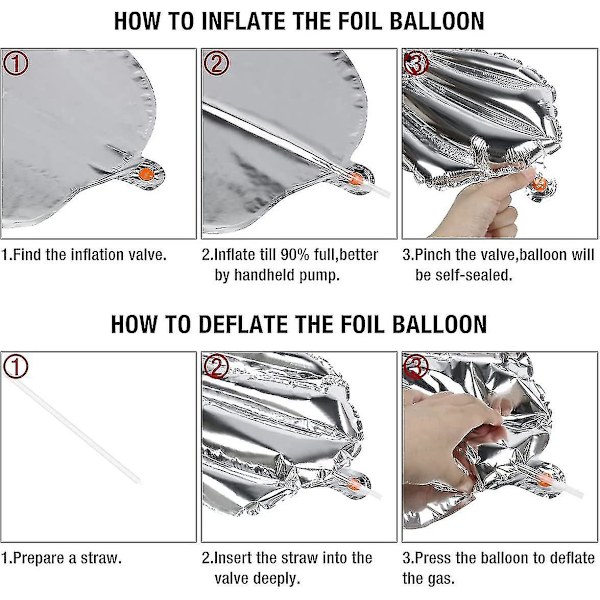 10 stk. sommerfuglfolieballonger, 94 cm store Mylar engelvinger ballong, sommerfuglvinge aluminiumsfolieballonger til fest
