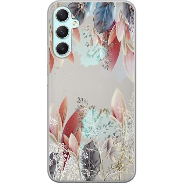 Samsung Galaxy A34 Transparent Skal Blommor