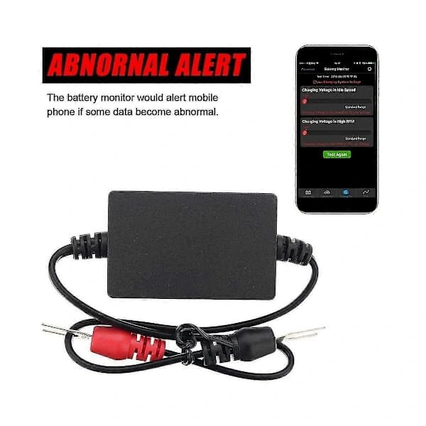Bm2 Batteriovervåker Tester 12V Batteriovervåker Bluetooth 4.0 Bilbatterianalysator Lading Start Test Spenningstester【PL】